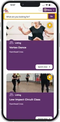 Platform screen grab that relates to activity